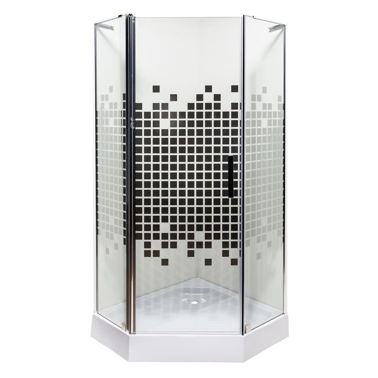 Душова кабіна Vivia P91 Clear 90x90 п'ятикутна, фото 1