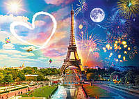 Алмазная Мозаика SHLab Романтика Прекрасного Парижа Вышивка SH-18807 40x30 см (Полная Выкладка)