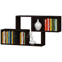 Полиця навісна у дитячу з ЛДСП ПН 4 Еверест Венге темний