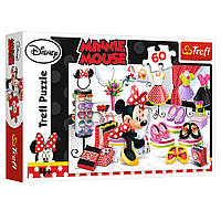 Пазл "Безумный шопинг Мышки Минни", 60 элементов Trefl Disney Minnie (5900511172256)