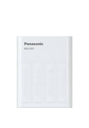 Зарядний пристрій для акумуляторів Panasonic BQ-CC55E AA/AAA Eneloop ready LED індикатор 4 канали, фото 3