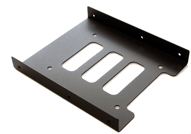 Фрейм-перехідник Maiwo K4 Black, для 2.5" в 3.5" відсік, алюмінієвий корпус, фото 1