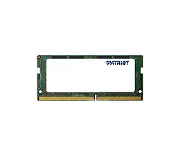 Пам'ять SO-DIMM, DDR4, 4Gb, 2400 MHz, Patriot, 1.2 V, CL16