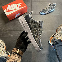 Женские кроссовки Nike Air Force Low Silver, женские кроссовки найк аир форс лов