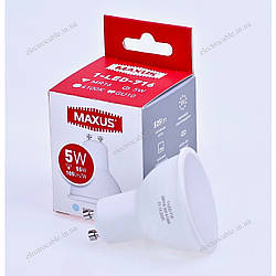 Лампа світлодіодна MAXUS 1-LED-716 5W MR16 4100K 220V GU10