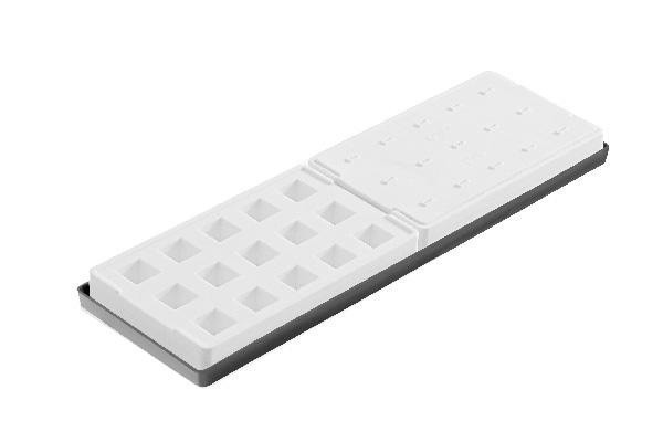 Набір форм для десерту "Mini Kube01 – 2 pcs" 40х12см силіконових + 50 паличок Silikomart