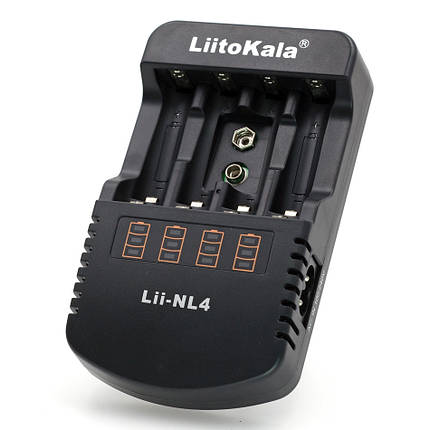 Універсальний зарядний пристрій Liitokala Lii-PD4 4 каналу Ni-Mh/Li-ion/LiFePo4 220V/12V LCD, фото 1