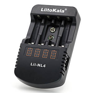 Універсальний зарядний пристрій Liitokala Lii-PD4 4 каналу Ni-Mh/Li-ion/LiFePo4 220V/12V LCD