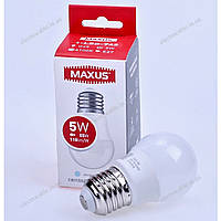 Лампа світлодіодна MAXUS 1-LED-742 G45 5W 4100K 220V E27