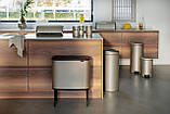 Бак для сміття Pedal Bin NewIcon Brabantia, об'єм 30 л, бежевий шампань (304484), фото 8