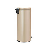 Бак для сміття Pedal Bin NewIcon Brabantia, об'єм 30 л, бежевий шампань (304484), фото 11