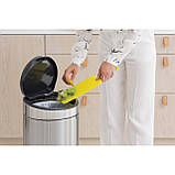 Бак для сміття Touch Bin Brabantia, об'єм 30 л, сталевий матовий (115462), фото 6