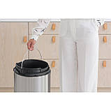 Бак для сміття Touch Bin Brabantia, об'єм 30 л, сталевий матовий (115462), фото 9