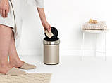 Бак для сміття Touch Bin Brabantia, об'єм 3 л, бежевий шампань (304668), фото 8
