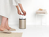 Бак для сміття Touch Bin Brabantia, об'єм 3 л, бежевий шампань (304668), фото 9