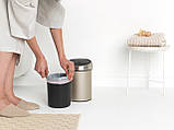 Бак для сміття Touch Bin Brabantia, об'єм 3 л, бежевий шампань (304668), фото 11