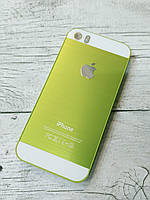 Яркий Противоударный Чехол для iPhone 5 5S SE Металлический Зеленый
