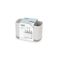 Органайзер для ванної кімнати Joseph Joseph BATHROOM, 16,8x8,4x12,6 см, білий з сірим (70510)