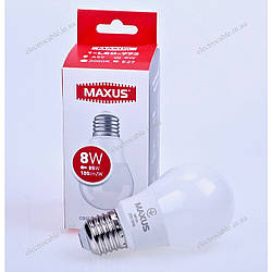Лампа світлодіодна MAXUS 1-LED-773 A55 8W 3000K 220V E27