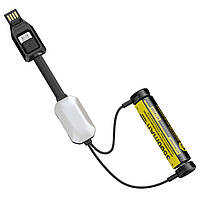 Универсальное зарядное устройство Nitecore LC10, 1 канал, портативное, Li-Ion/IMR, USB, PowerBank, LED