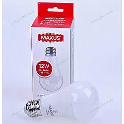 Лампа світлодіодна MAXUS 1-LED-778 A60 12W 4100K 220V E27