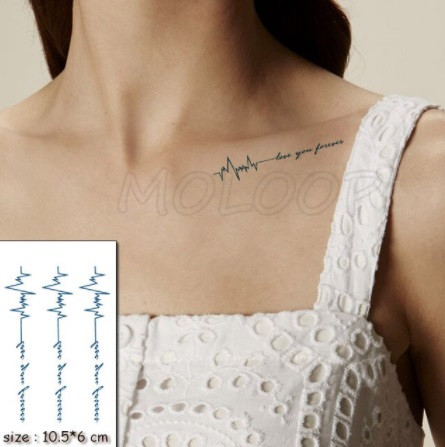 Тимчасове тату з написами - 10*6см, фото 1