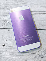 Яскравий Протиударний Чохол для iPhone 5 5S SE Металевий Фіолетовий