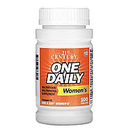 21 Century One Daily, мультивітамінна та мультимінеральна добавка для жінок, 100 таблеток
