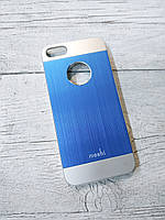 Противоударный чехол для iPhone 5 5S SE Moshi iGlaze Armour Синий