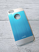 Протиударний чохол для iPhone 5 5S SE Moshi iGlaze Armour Блакитний