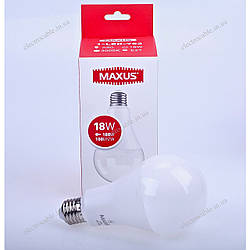 Лампа світлодіодна MAXUS 1-LED-783 A80 18W 3000K 220V E27