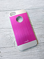 Протиударний чохол для iPhone 5 5S SE Moshi iGlaze Armour Яскравий рожевий