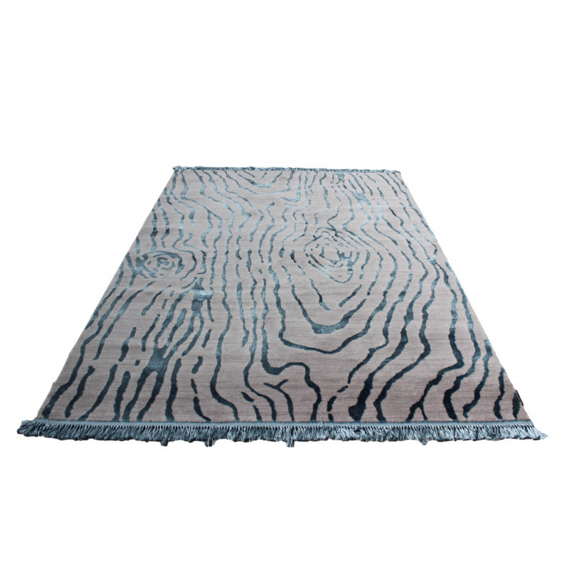 Ковер Manyas W1703 l.grey/blue polyester