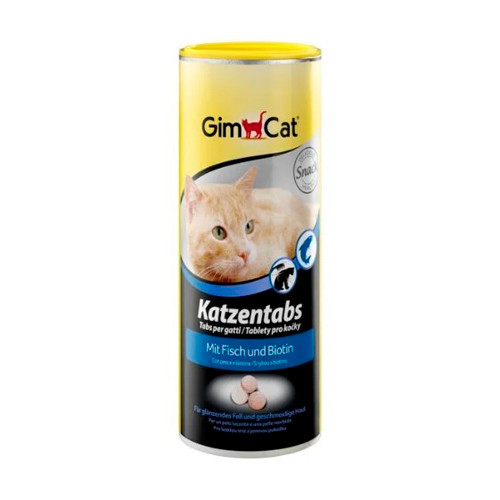 Вітаміни для кішок GimCat Джимкет риба та біотин No710 шт 425г