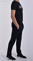 48,50,52,54,56. Утеплені чоловічі спортивні штани ST-BRAND / Трикотаж тринитка - темно-сині, фото 2