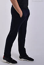 48,50,52,54,56. Утеплені чоловічі спортивні штани ST-BRAND / Трикотаж тринитка - темно-сині, фото 3