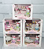 Набір меблів "Ванна" з фігуркою зайчика (аналог Sylvanian families) арт. 6621-4, фото 6