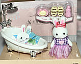 Набір меблів "Ванна" з фігуркою зайчика (аналог Sylvanian families) арт. 6621-4, фото 4