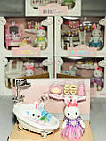 Набір меблів "Ванна" з фігуркою зайчика (аналог Sylvanian families) арт. 6621-4, фото 5