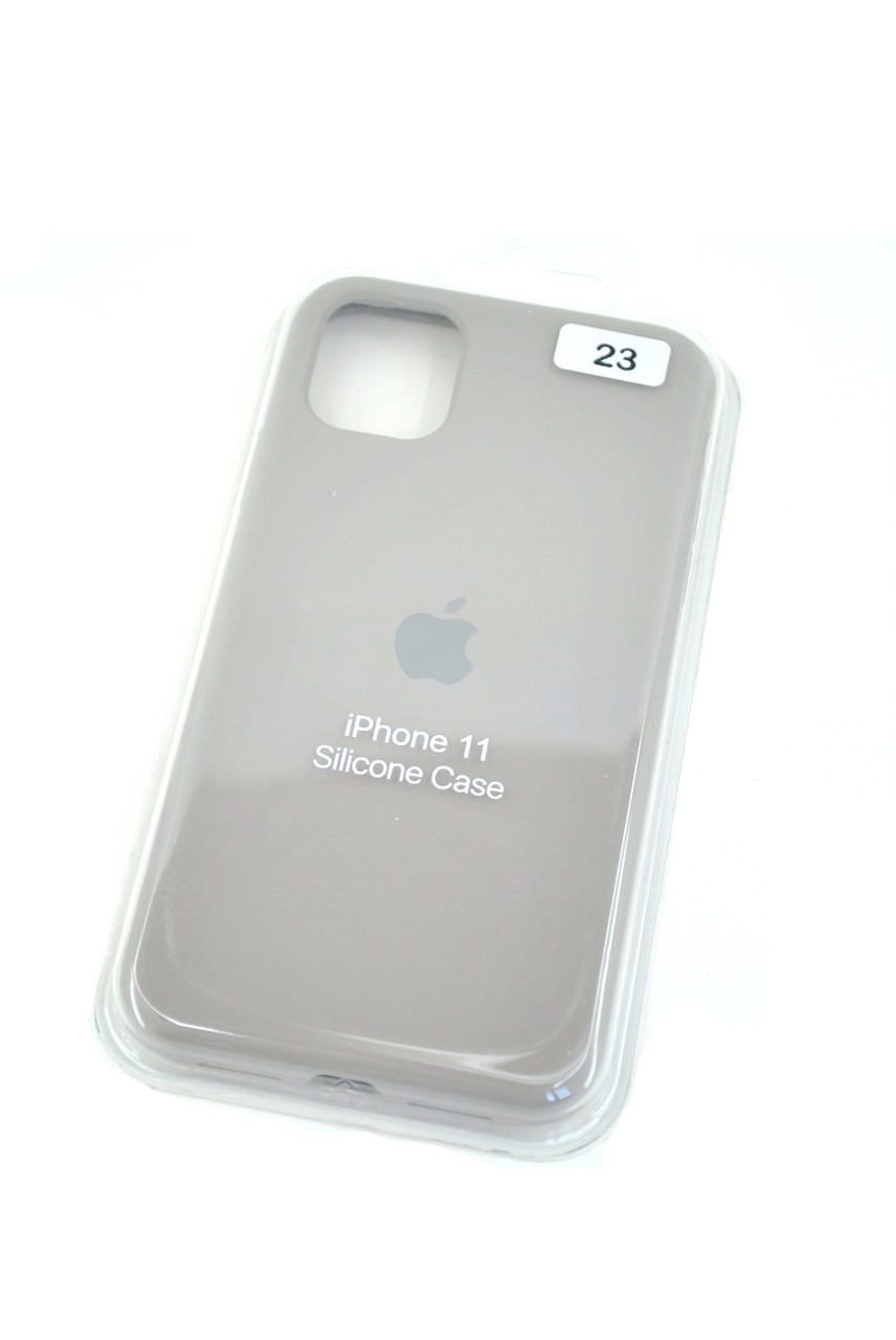 Чохол для телефону iPhone X / XS Silicone Case original FULL №23 grey (4you)