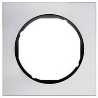 Рамка 1-а алюміній /чорний Berker R. 3