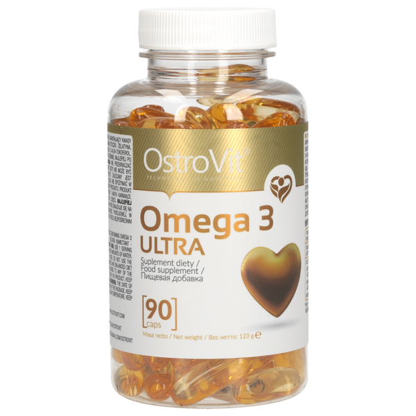Жирні кислоти OstroVit Omega 3 Ultra 90 капсул