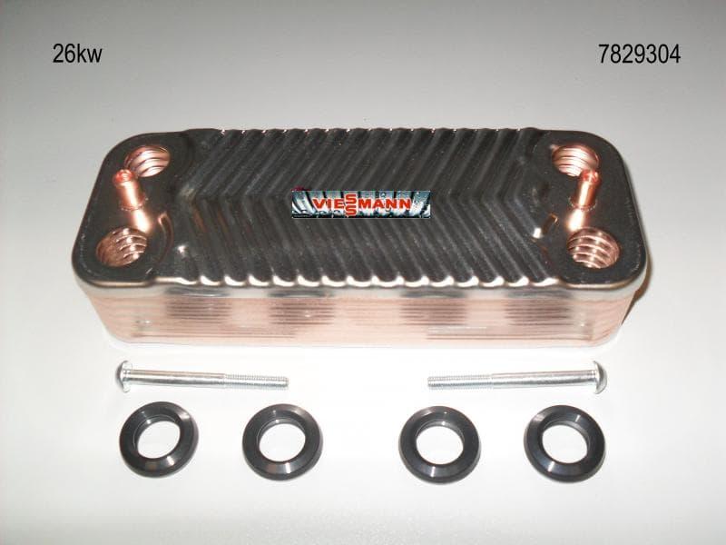 Купити Пластинчастий теплообмінник Vitopend 100-W WH1D 30 кВт, ціна 164 ...