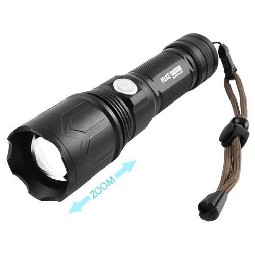 Ліхтар Police P511-P50, ЗП microUSB, 1x18650/3xAAA, zoom, індикація заряду, ремінець, Box
