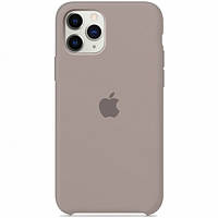 Чохол Silicone Case Soft Touch для Apple iPhone 11 pro бежевий з відкритим низом