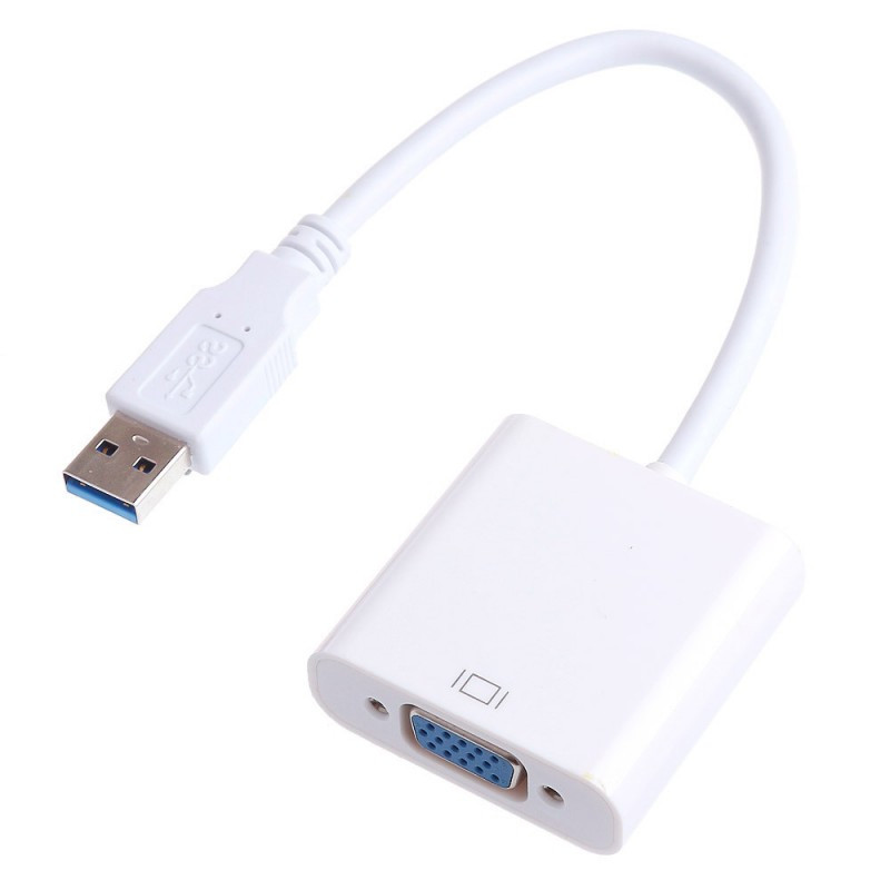 Зовнішня USB 3.0 відеокарта USB — VGA Full HD White (4974)