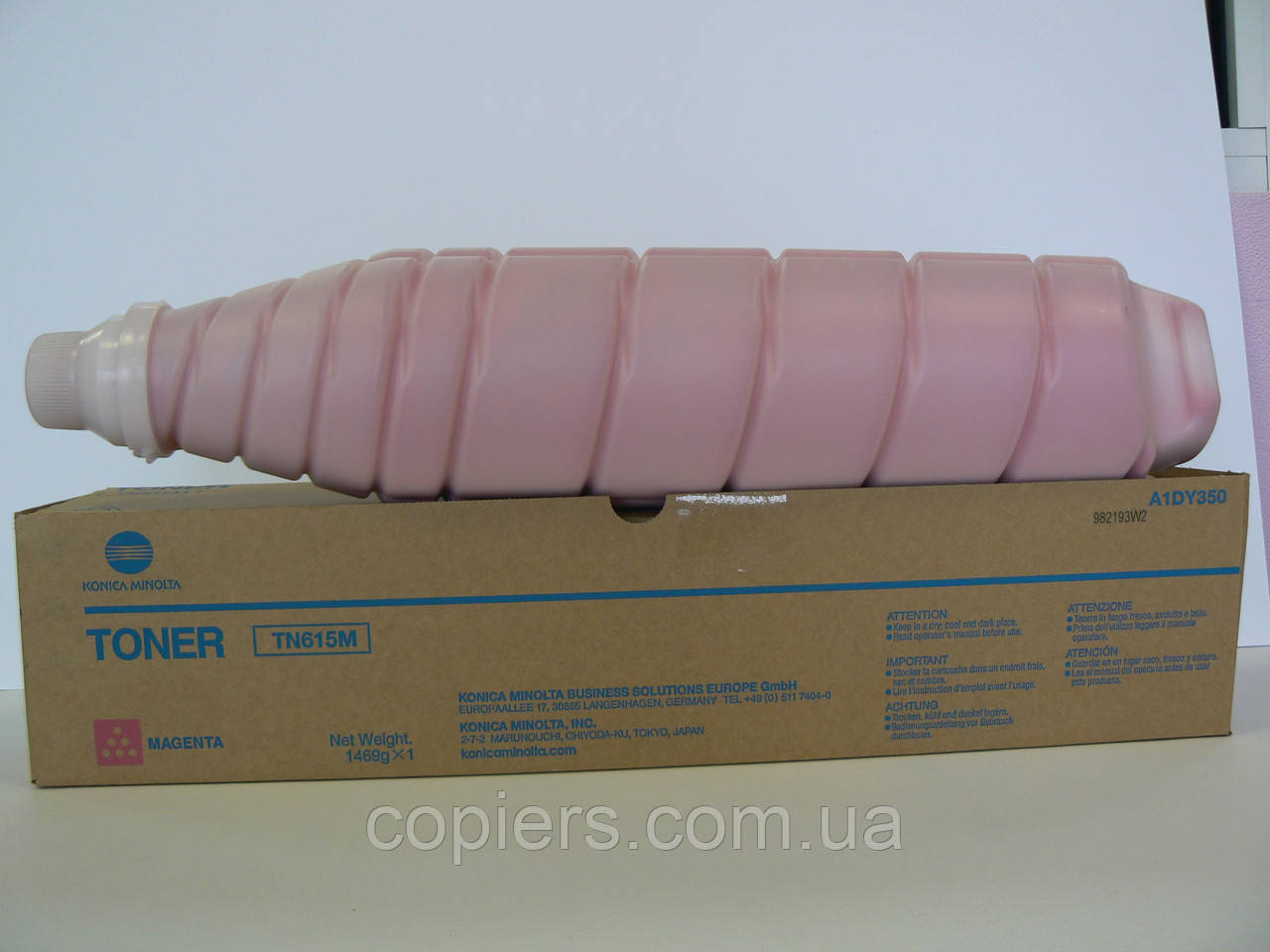 Toнер картридж TN615M Konica Minolta Bizhub C8000, оригінал tn 615m, tn615 m, фото 1