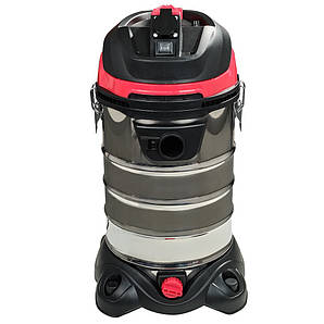 Пилосос будівельний Vitals Master PS 3014SPsw, 1400 Вт, бак 30 л, розетка, сухе/вологе прибирання, HEPA-фільтр