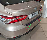 Захисна накладка на задній бампер для Toyota Camry 2017+, фото 4