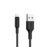 Кабель Hoco X25 Soarer USB micro-USB 1m Black